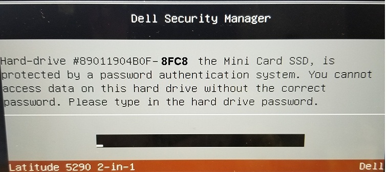 Dell 8FC8 hdd Unlock Code